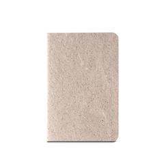 Vue Bloc-notes A6 avec couverture souple fabriquée à partir de déchets de feuilles de thé (65%) - Teapad soft de couleur beige| Krokrodeal