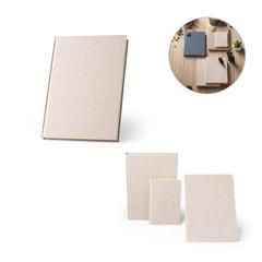 Vue générale Bloc-notes A5 avec couverture rigide fabriquée à partir de matière organique d'éléphant (95%) - Organic rigid | Krokrodeal
