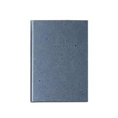 Vue Bloc-notes A5 avec couverture rigide fabriquée à partir de déchets de coques de café (66%) - Coffeepad rigid de couleur bleu| Krokrodeal