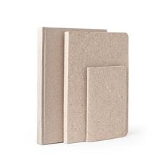 Vue générale Bloc-notes A5 avec couverture rigide fabriquée à partir de déchets de feuilles de thé (65%) - Teapad rigid | Krokrodeal