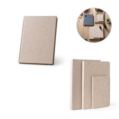 Vue générale Bloc-notes A5 avec couverture rigide fabriquée à partir de déchets de feuilles de thé (65%) - Teapad rigid | Krokrodeal
