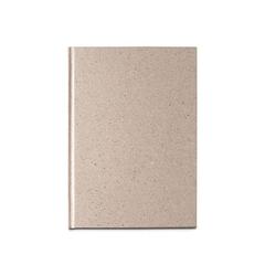 Vue Bloc-notes A5 avec couverture rigide fabriquée à partir de déchets de feuilles de thé (65%) - Teapad rigid de couleur beige| Krokrodeal