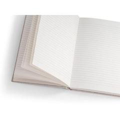 Vue Bloc-notes A5 avec couverture rigide fabriquée à partir de déchets de feuilles de thé (65%) - Teapad rigid de couleur beige| Krokrodeal
