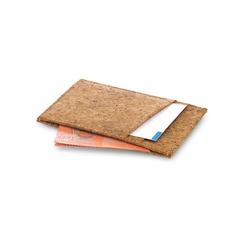Vue Porte-cartes en liège - Daniel de couleur beige| Krokrodeal
