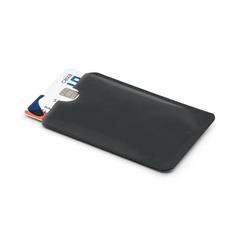 Vue Porte-cartes en aluminium avec blocage RFID - Meitner de couleur noir| Krokrodeal