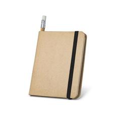 Vue générale Bloc-notes A7 avec feuilles non-lignées - Bronte | Krokrodeal