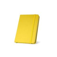 Vue Carnet de poche à feuilles non-lignées - Meyer de couleur jaune| Krokrodeal