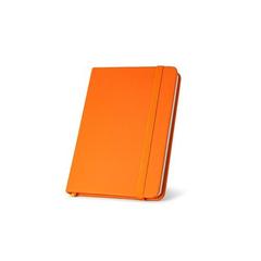 Vue Carnet de poche à feuilles non-lignées - Meyer de couleur orange| Krokrodeal