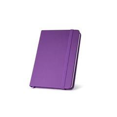 Vue Carnet de poche à feuilles non-lignées - Meyer de couleur violet| Krokrodeal