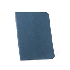 Vue Bloc-notes B7 avec feuilles lignées - Raysse de couleur bleu| Krokrodeal