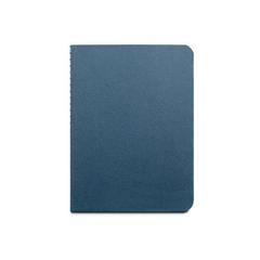 Vue Bloc-notes B7 avec feuilles lignées - Raysse de couleur bleu| Krokrodeal