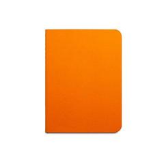 Vue Bloc-notes B7 avec feuilles lignées - Raysse de couleur orange| Krokrodeal