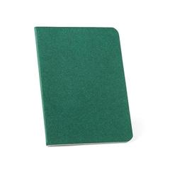 Vue Bloc-notes B7 avec feuilles lignées - Raysse de couleur vert| Krokrodeal