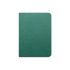 Vue Bloc-notes B7 avec feuilles lignées - Raysse de couleur vert| Krokrodeal