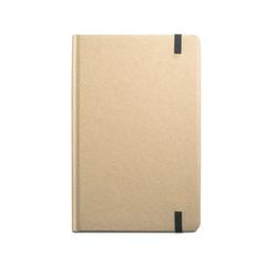 Vue Bloc notes A5 avec feuilles lignées - Magritte de couleur noir| Krokrodeal