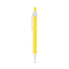 Vue Bloc-notes spirale B6 avec pages lignées - Rothfuss de couleur jaune| Krokrodeal