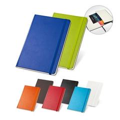 Vue générale Bloc notes A5 à feuilles lignées en couleur ivoire - Twain | Krokrodeal