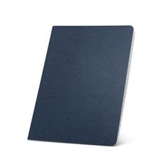 Vue Bloc notes A5 à pages lignées - Ecown de couleur bleu| Krokrodeal