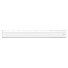 Vue Règle PS 25 cm - Becky de couleur blanc| Krokrodeal
