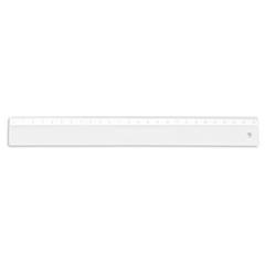 Vue Règle PS 25 cm - Becky de couleur blanc| Krokrodeal