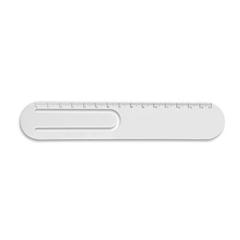 Vue Règle avec clip de 15 cm - Stephenie de couleur blanc| Krokrodeal