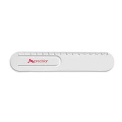 Vue Règle avec clip de 15 cm - Stephenie de couleur blanc| Krokrodeal
