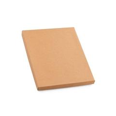 Vue Bloc-notes A5 et biros en liège - Freud de couleur beige| Krokrodeal