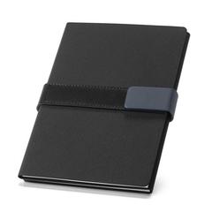 Vue Carnet A5 en polypropylène - Dynamic notebook de couleur bleu| Krokrodeal