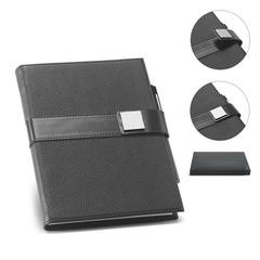Vue générale Bloc notes A5 avec pages lignées, unies et pointillées - Empire notebook | Krokrodeal