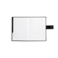 Vue Bloc notes A5 avec pages lignées, unies et pointillées - Empire notebook de couleur noir| Krokrodeal