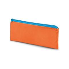 Vue Trousse à crayons zippée en non-tissé - Colorit de couleur orange| Krokrodeal