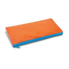 Vue Trousse à crayons zippée en non-tissé - Colorit de couleur orange| Krokrodeal