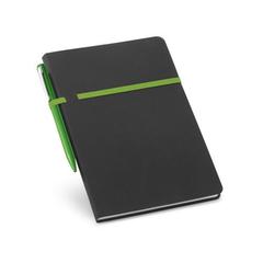Vue Bloc-notes A5 - Dumas de couleur vert| Krokrodeal
