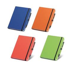 Vue générale Coffret stylo à bille et bloc-notes A5 - Shaw | Krokrodeal