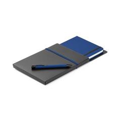 Vue générale Coffret stylo à bille et bloc-notes A5 - Shaw | Krokrodeal