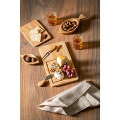 Vue générale Plateau de fromages en bambou - Woods | Krokrodeal