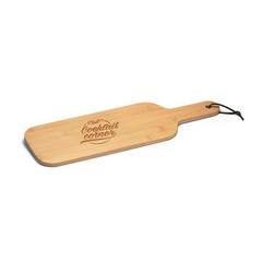 Vue Planche en bambou idéale pour l'apéritif - Sesame de couleur beige| Krokrodeal