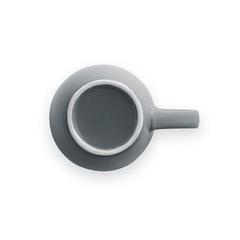 Vue Mug en céramique 370 mL - Cinander de couleur gris| Krokrodeal