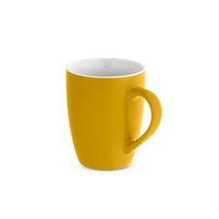 Vue Mug en céramique 370 mL - Cinander de couleur jaune| Krokrodeal