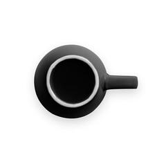 Vue Mug en céramique 370 mL - Cinander de couleur noir| Krokrodeal