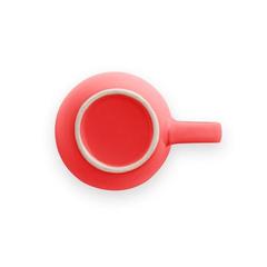 Vue Mug en céramique 370 mL - Cinander de couleur rouge| Krokrodeal