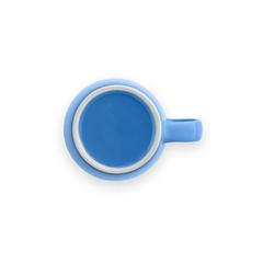 Vue Mug en céramique 370 mL - Comander de couleur bleu| Krokrodeal