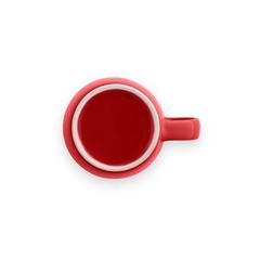 Vue Mug en céramique 370 mL - Comander de couleur rouge| Krokrodeal
