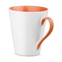 Vue Mug en céramique 320 mL - Colby de couleur orange| Krokrodeal