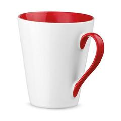 Vue Mug en céramique 320 mL - Colby de couleur rouge| Krokrodeal