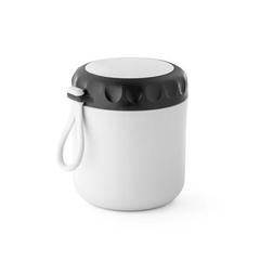 Vue Conteneur thermique en PP 380 mL - Samoura de couleur blanc| Krokrodeal