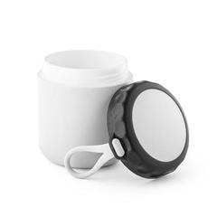 Vue Conteneur thermique en PP 380 mL - Samoura de couleur blanc| Krokrodeal
