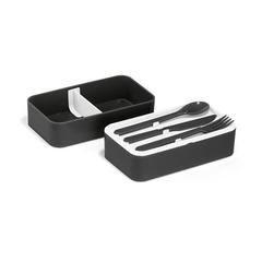 Vue BOCUSE. Lunch Box. Boîte à lunch en PP et PS de 680 mL de couleur noir| Krokrodeal