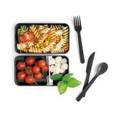 Vue BOCUSE. Lunch Box. Boîte à lunch en PP et PS de 680 mL de couleur noir| Krokrodeal