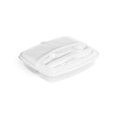 Vue Boîte alimentaire hermétique - Mattie de couleur blanc| Krokrodeal